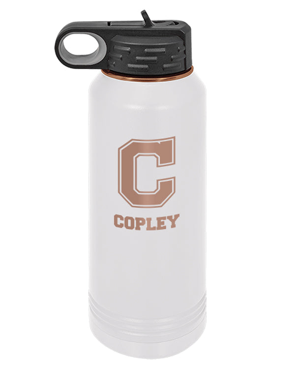 WHITE/ROSE GOLD 32 OZ WATER BOTTLE