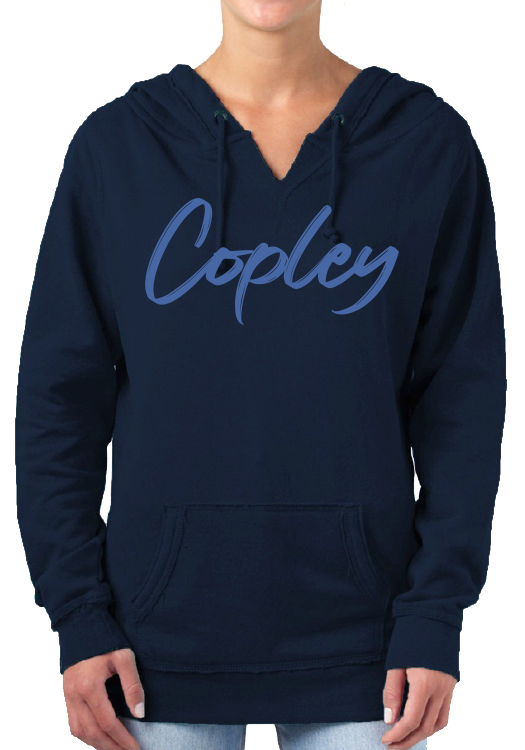 LADIES V-NOTCH FLEECE PULLOVER