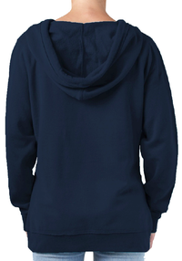 LADIES V-NOTCH FLEECE PULLOVER
